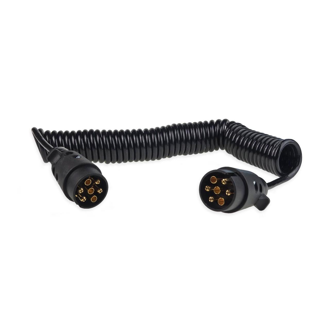 1_sgse-4y.jpg Cablu electric pentru remorca spiralat cu prize 7PIN 12V 6m - imagine 1