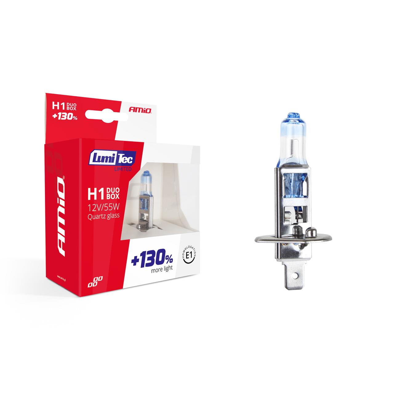 1_ylwi-x1.jpg Set becuri cu halogen H1 12V 55W LumiTec LIMITED + 130% DUO BOX - imagine 1