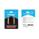 Set becuri auto cu LED CANBUS sofit compatibil C5W 12 SMD 36mm Alb 12/24V, destinat competitiilor auto sau off-road - imagine 2