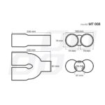 Ornament toba esapament din otel inoxidabil MT 008 - imagine 4