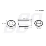 Ornament toba esapament din otel inoxidabil MT 003 - imagine 4