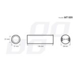 Ornament toba esapament din otel inoxidabil MT 009 - imagine 4