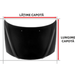 Folie Capota Auto "Hood Art" rezistenta la exterior, marime L (180 x 130cm) - Cod: AVX-CAPOTA-016L - imagine 6