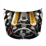 Folie Capota Auto "Hood Art" rezistenta la exterior, marime L (180 x 130cm) - Cod: AVX-CAPOTA-018L - imagine 3