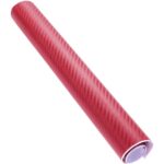 Folie colantare auto Carbon 3D - Visiniu (3m x 1,27m) - imagine 2