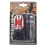 Kit Bicicleta Lampa Frontala LED + Lampa Stop LED, ALPHECCA EOT015 - imagine 2