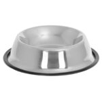 Castron Metalic pentru hranire animale de companie - 22cm - imagine 2