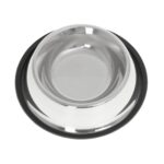 Castron Metalic pentru hranire animale de companie - 22cm - imagine 3