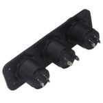 Priza de Bricheta Universala, etansa, cu Voltmetru si incarcare 2 x USB, pentru vehicule offroad, ATV, SSV, quad, moto sau utilaje agricole, alimentare 12V - imagine 4