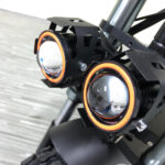 Proiector LED cu Lupa, Angel Eye ALB si Devil Eye RED, alimentare 12V, pentru Off-Road, ATV, SSV, UTV - imagine 4