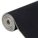Material pentru reconditionare plafon auto, material textil cu spate buretat, culoare Neagra, dimensiune 2m x 1,50m - imagine 3