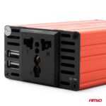 Convertor de tensiune 24V -> 230V, 300W/600W, 2 x USB 5V - imagine 2