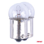 Set 2 becuri cu halogen, soclu R10W, BA15s, alimentare 12V - imagine 2