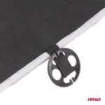 Husa scaun auto cu bile de masaj, suport lombar si tetiera, dimensiuni 131 x 46 cm, culoare Gri - imagine 6