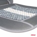 Husa scaun auto cu bile de masaj, suport lombar si tetiera, dimensiuni 131 x 46 cm, culoare Gri - imagine 10