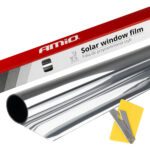 Folie tip oglinda pentru geamuri Silver 0.5x3m(15%) - imagine 2