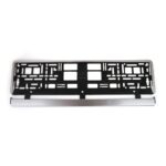 Suport numar inmatriculare aluminiu polisat - imagine 2