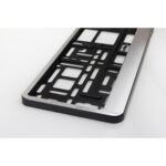 Suport numar inmatriculare aluminiu polisat - imagine 3