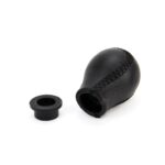 Nuca schimbator de viteza din piele, cusatura neagra - 01755 - imagine 2