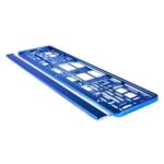 Suport numar inmatriculare din plastic, calitate Premium, culoare ALBASTRA - imagine 3