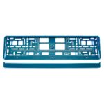 Suport numar inmatriculare din plastic, calitate Premium, culoare TURQUOISE - imagine 2