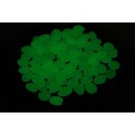Set 100 pietre decorative fluorescente, culoare Verde, AVX-AG653B - imagine 3