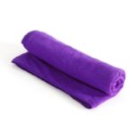 Prosop din microfibra super absorbant cu uscare rapida, 100 x 50 cm, culoare Violet - imagine 3