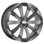 Set 4 Folii Imprimate Outdoor cu EcoSolvent, autoadezive, pentru decorarea jantelor auto, dimetru 60 cm, model FJT-22 - imagine 3