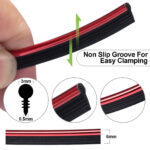 Banda decor interior crom TUNING, 5m, ALBASTRU - imagine 2