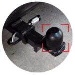 Capac carlig remorcare negru - imagine 2