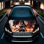 Folie Capota Auto "Hood Art" rezistenta la exterior, marime S (150 x 110cm) - Cod: AVX-CAPOTA-011S - imagine 2